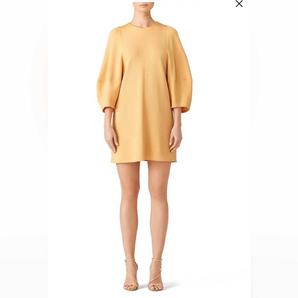 Tibi Apricot Balloon sleeve dress size M